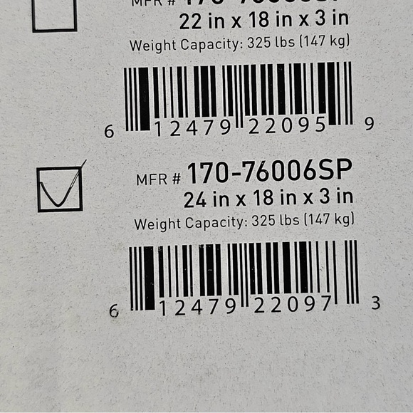 McKesson Premium Foam Cushion molded gel-infused memory foam, NEW - Picture 4 of 6